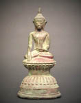 18th C. BRONZE SHAN BUDDHA